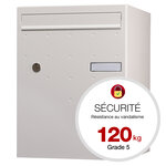 Boite à colis atout blanc 9010 mat sablé