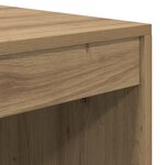 vidaXL Bureau Chêne Artisanal 80x50x76 cm Bois composite
