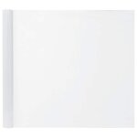 vidaXL Films pour fenêtre 5 Pièces statique dépoli blanc PVC