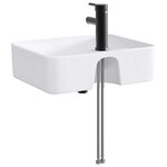 vidaXL Lavabo de salle de bains Noir Mat 48 5 x 37 5 x 13 cm métal