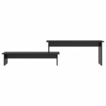 vidaXL Meuble TV Chêne noir 180 x 30 x 43 cm Bois d'ingénierie