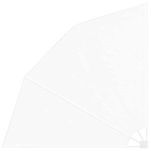 vidaXL Écran de confidentialité pour balcon Blanc 210 x 210 cm tissu