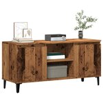 vidaXL Meuble TV vieux bois 102x35x50 cm bois d'ingénierie