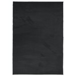 vidaXL Tapis OVIEDO à poils courts noir 140x200 cm