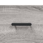 vidaXL Tables de chevet 2 Pièces sonoma gris 40x35x47 5 cm