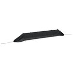 vidaXL Tunnels en filet 4 Pièces noir acier et polyéthylène
