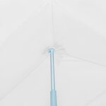 vidaXL Tente de réception escamotable pliable avec 5 parois 3x9m Blanc