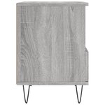 vidaXL Table de chevet sonoma gris 40x35x50 cm bois d’ingénierie