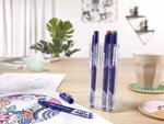 Stylo feutre Fineliner FRIXION EVOLUTIVE SET, étui 4 PILOT