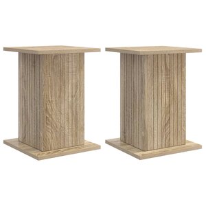 vidaXL Support de Plante 2 Pièces Chêne Sonoma 30 5 x 30 x 43 cm