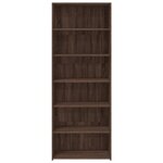 vidaXL Buffet haut chêne marron 70x41x185 cm bois d'ingénierie