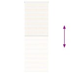 vidaXL Store zèbre beige marbré largeur du tissu 65 9 cm polyester