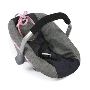 Bayer Chic 2000 708-26 - Siège de voiture pour poupées anthracite - bleu foncé - rose