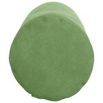 vidaXL Coussins d'accent 2 Pièces Vert clair Ø 25 x 70 cm
