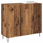 vidaXL Buffet Bois ancien 90 x 34 x 80 cm Bois d'ingénierie