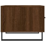 vidaXL Table basse Chêne marron 50x50x40 cm Bois d'ingénierie