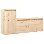vidaXL Meubles TV 2 Pièces Bois massif de pin