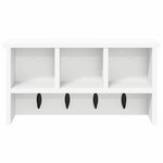 vidaXL Porte-manteau mural Blanc 50 x 16 x 26 cm Bois d'ingénierie