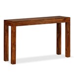 vidaXL Table console Bois massif 120x35x75 cm