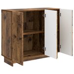 vidaXL Buffet Bois ancien 89 x 34 5 x 80 cm Bois d'ingénierie