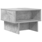 vidaXL Table basse Gris béton 48 x 46 x 35 cm Bois d'ingénierie