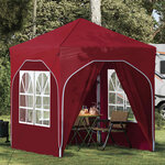 vidaXL Tente de fête pop-up 192 x 192 x 245 cm Bordeaux