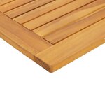 vidaXL Plateau de Table 80x40x2 2 cm en Bois Massif d'Acacia