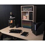 Porte-revues ECO BLACK pour format A4+ fabriqué à partir de produits recyclés EXACOMPTA