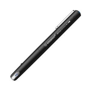 LOT de 5 Marqueur Stabilo Dr!ver pointe moyenne 0 8 mm - Encre à base d'eau  inodore et anti-bavures - Fabriqué avec 94   de bioplastique - Bleu