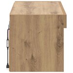 vidaXL Meuble TV Chêne artisanal 60 x 30 x 30 cm Bois d'ingénierie