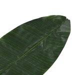Vidaxl 5 pcs feuilles artificielles de bananier vert 80 cm