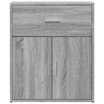 vidaXL Buffet sonoma gris 60x31x70 cm bois d'ingénierie