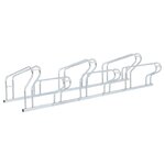 vidaXL Support de vélo au sol autoportant pour 6 vélos acier galvanisé