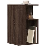 vidaXL Table d'appoint chêne marron 35x35x60 cm bois d'ingénierie
