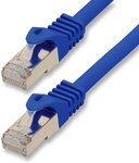 Câble/Cordon réseau RJ45 Catégorie 6 FTP (F/UTP) Droit 20m (Bleu)