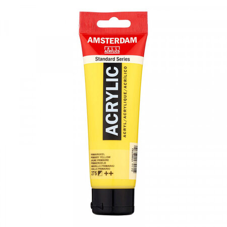 Peinture acrylique en tube - jaune primaire - 120ml - amsterdam