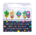 Bougies d'anniversaire cactus