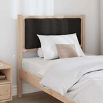 vidaXL Tête de lit Autre Marron 80 cm Bois massif en pin
