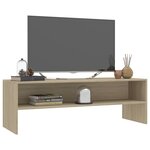 vidaXL Meuble TV Chêne sonoma 120x40x40 cm Bois d'ingénierie