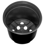 vidaXL Pot à fleurs 100 Pièces Noir Ø 15 x 12 5 cm Plastique