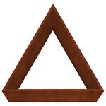 vidaXL Jardinière 50x43x75 cm acier corten