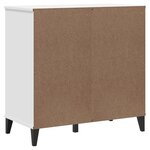 vidaXL Buffet VIKEN blanc 80x40x80 cm bois d'ingénierie