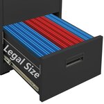 vidaXL Classeur Anthracite 46x62x72 5 cm Acier