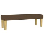 vidaXL Sommier à lattes de lit avec matelas Marron foncé 160x200 cm