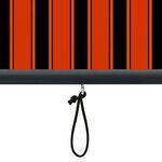 vidaXL Store roulant d'extérieur 160x250 cm Orange et marron