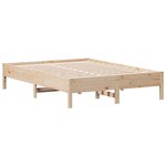vidaXL Cadre de lit sans matelas 120x190 cm bois de pin massif