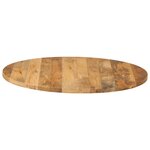 vidaXL Dessus de table Ø 90x2 5 cm rond bois de manguier massif