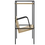 vidaXL Bibliothèque 2 niveaux noir chêne 52x28x59 cm bois d'ingénierie