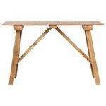vidaXL Table console 130x40x80 cm bois de récupération mélangé