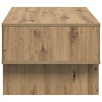 vidaXL Table basse Chêne artisanal 80 x 46 x 35 cm Bois d'ingénierie
